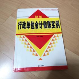 新编行政单位会计做账实例