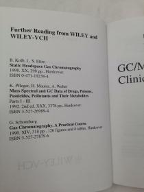 GC/MS in Clinical Chemistry