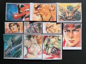 街头霸王老贴画（28张合售）