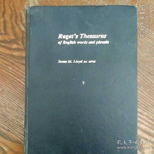 Roget's Thesaurus of English Words and Phrases