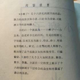 小癞子 上海译文 1978年版