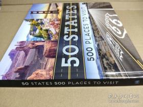 50 States 500 Places to Visit 50个州 500个地方 博物馆、纪念碑、国家公园、海滩、战场、建筑