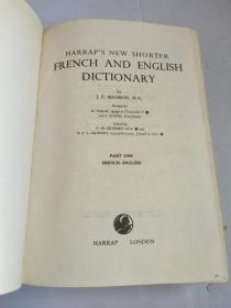 哈拉普新标准法语和英语词典HARRAP’S NEW SHORTER FRENCH AND ENGLISH DICTIONARY 1 【 16开精装本】