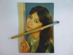 早期香港發行.明星陳寶珠彩色卡片共9張.背面印歌詞(Q22-3)