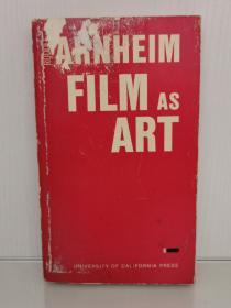电影艺术研究 Film As Art by Rudolf Arnheim（电影研究）英文原版书