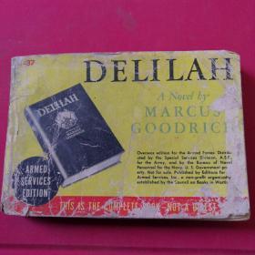 delilah by marcus goodrich 1941年英文版‘