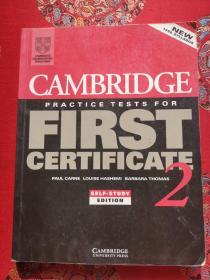 Cambridge Practice Tests For First Certificate 2