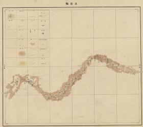 【提供资料信息服务】清末1887年《山西五台县老地图》（原图高清复制）图题为《五台县》，图中包含山西五台县和河北阜平县一部，五台县老地图资料非常少，这幅地图难能可贵。请看百余年前的龙泉关，五台县、阜平县地理地名历史变迁老地图史料。裱框后，风貌佳。