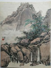 著名山水画家，国家画院培训中心教学副主任刘牧老师（山水画4）