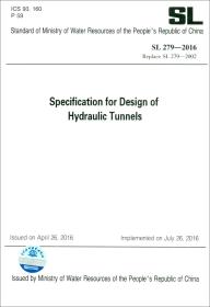 Specification for Design of Hydraulic Tunnels SL