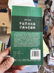 中国男科疾病诊断治疗指南（2013版）正版库存新书