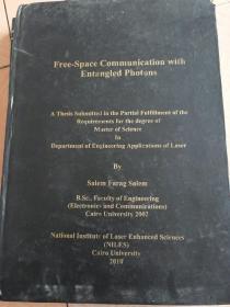 FREE SPACE COMMUNICATION WITH ENTANGLED PHOTONS 纠缠光子的自由空间通信