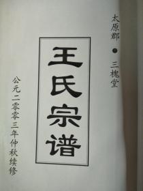 王氏宗谱【三槐堂】 建湖支   硬精装   16开  187页   2003年续修    建湖美宜家藏书数百万种，网店没有的图书可站内留言 免费代寻各姓氏家谱 族谱 宗谱 地方志等