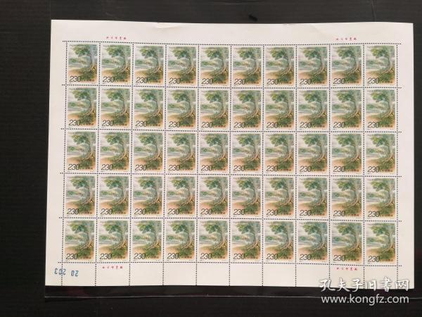 1996-7 苏铁版票邮票完整挺版大版 原胶1好品