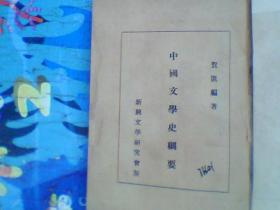 中国文学史纲要-1933年版 （全一册）