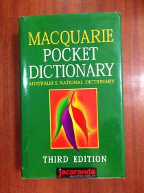 1 MACQUARIE POCKET DICTIONARY 澳大利亚原版辞典 麦夸里袖珍英语词典 第三版