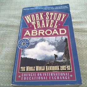 WORK STUDY TRAVEL ABROAD1992-1993（出国勤工俭学）平装没勾画