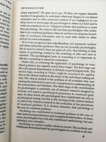 Counseling and Psychology: Vocational Psychology and its Relation to Educational and Personal Counseling 英文原版《咨询与心理学: 职业心理学及其与教育和个人咨询的关系》