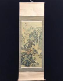 海外回流老字画《山清水秀》