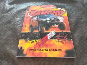 RANCHO 2003 MASTER CATALOG  英文版 品好 现货 当天发货