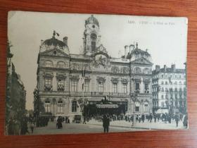 法国20世纪初明信片：里昂――市政厅
LYON.――L'Hôtel de Ville.