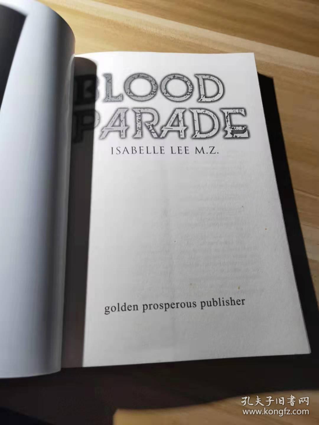 《BLOOD PARADE》ISABELLE LEE M.Z.  英文原版