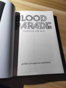 《BLOOD PARADE》ISABELLE LEE M.Z.  英文原版