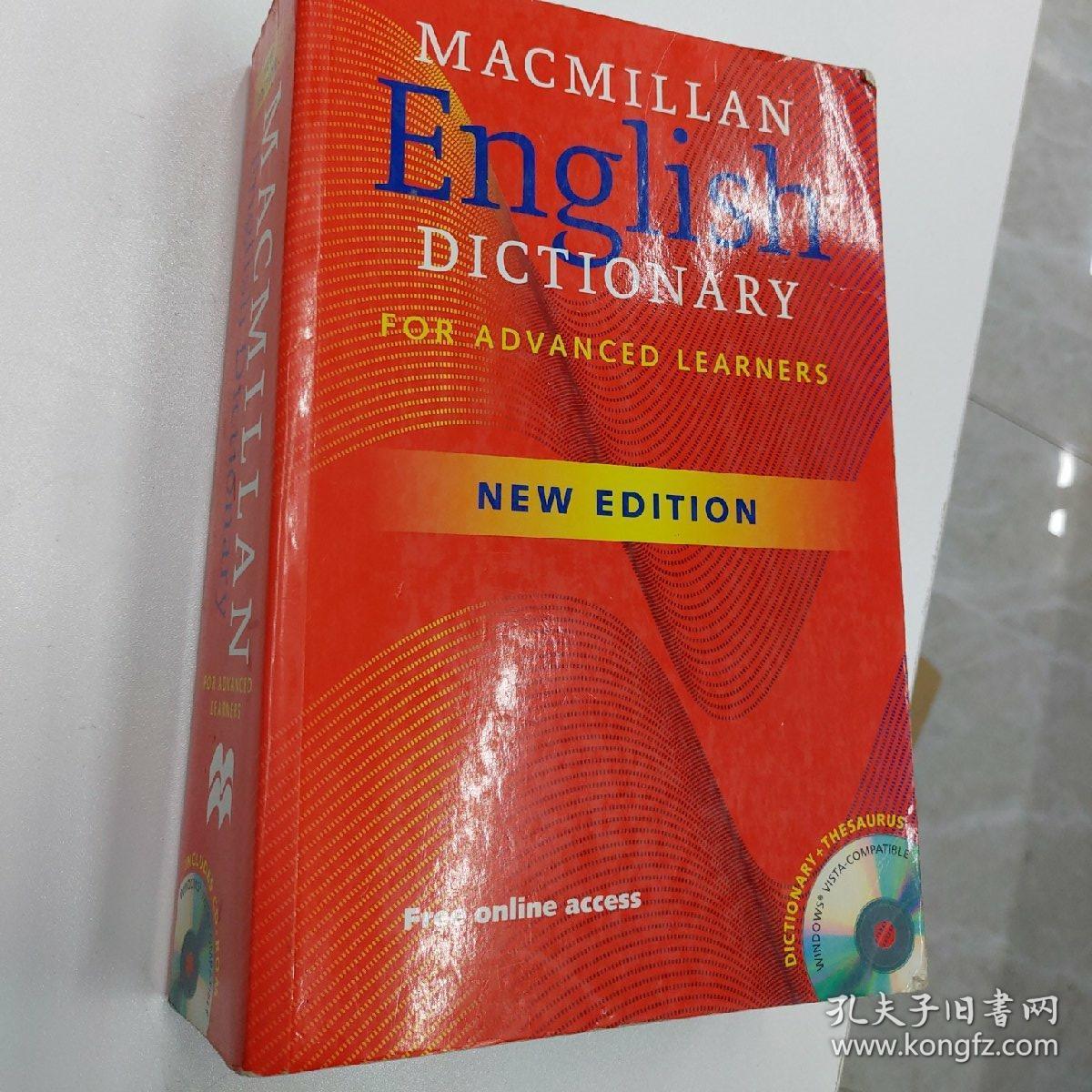 Macmillan English Dictionary for Advanced Learners 麦克米伦全英文词典辞典