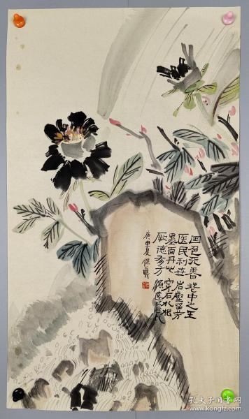 青岛教师进修学院教师、青岛画院画家【郝保真】国色天香