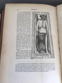 Life and Works of Michelangelo Buonarroti (Charles Heath Wilson-1881) 插图本 含一副拉页 半皮精装 24*17.5cm