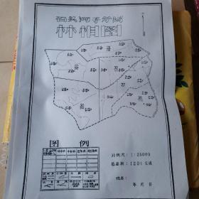 石头河子分场 林相图，共计四张