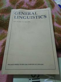 GENERAL LINGUISTICS，VOL.39，NOS.1－4／2002（1999）