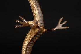 铜鎏金立龙摆件