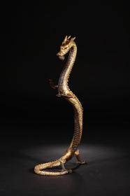 铜鎏金立龙摆件