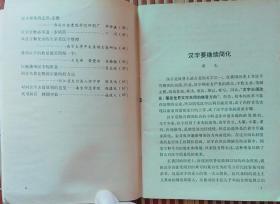 《汉字的整理和简化》