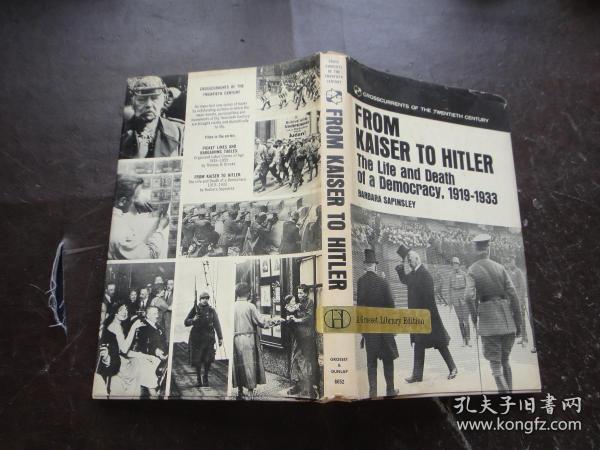 From Kaiser to Hitler;: The life and death of a democracy, 1919-1933 (Crosscurrents of the twentieth century) (英语)