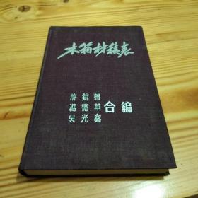 56年【布面精装】《木箱材积表》（仅印1500册）