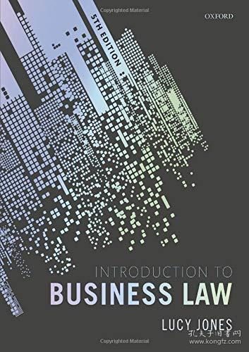 现货 Introduction to Business Law 英文原版 商业法导论