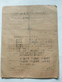 开封市顺河制鞋生产合作社入社申请书（1962年）