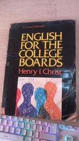 English FOR THE COLLEGE BOARDS
