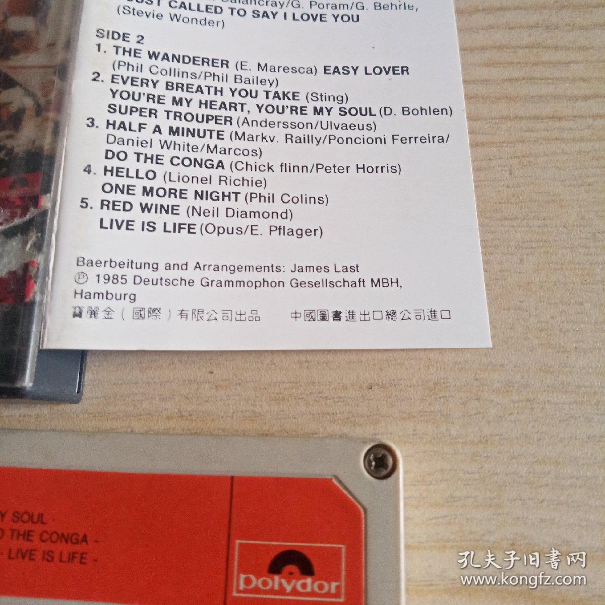 磁带JamesLast-FurAlle原版宝丽金（声音正常）