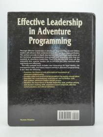 Effective Leadership in Adventure Programming (Second Edition) 英文原版-《户外探险的有效领导》