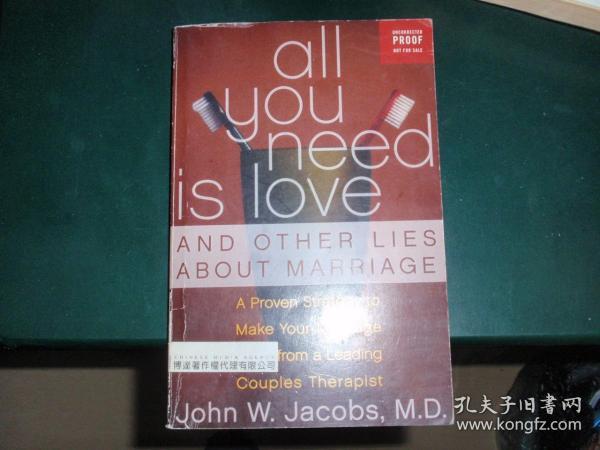 英文原版：all you need is love AND OTHER LIES ABOUT MARRIAGE... 060927
