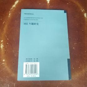 词汇专题研究