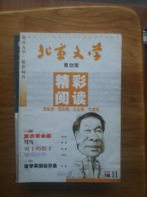 北京文学原创版2004年第11期（内有刘心武《薰衣草命案》、野莽《骂鸟》、林雪《留学英国启示录》）