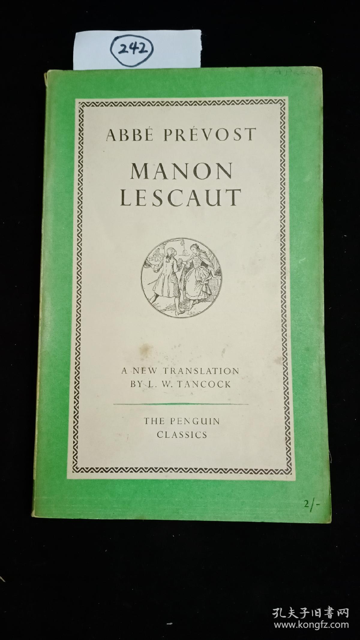 Manon Lescaut 18*11.2cm