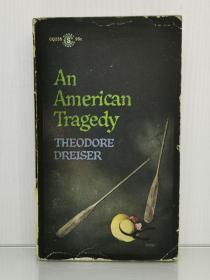 西奥多·德莱塞《美国悲剧》 An American Tragedy by Theodore Dreiser  [ A Signet Classic 1964年版]（美国文学）英文原版书