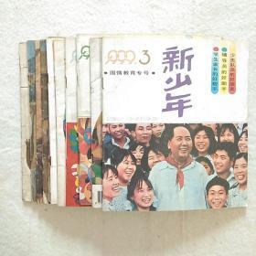 新少年    共计11册（89年第6期，90年4、5、9、10，91年4、9，92年1、2、3（国情专号）、4，96年9.）