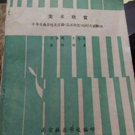 美术欣赏（中等专业学校美育课《美术欣赏》幻灯片讲解词