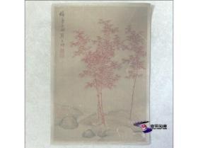 钱塘子西 ——崔大坤
【推断为民国时期 32×22CM 影印绢画工艺品01张】